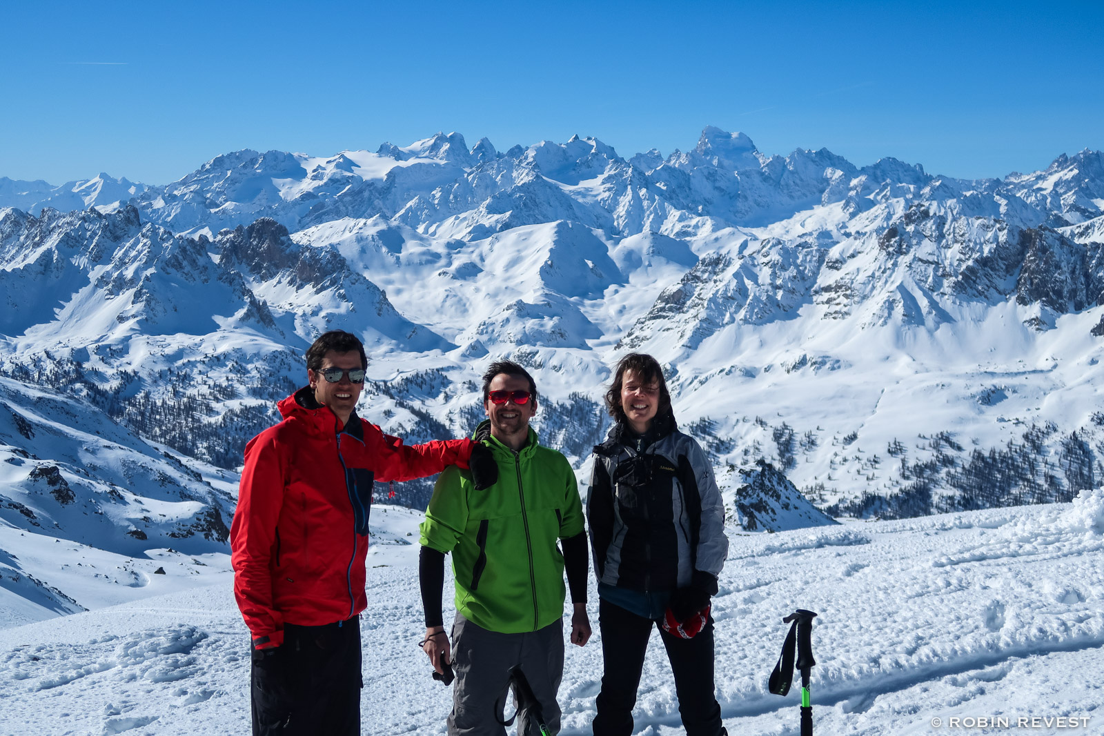 Raid a ski de randonnée dans la Vallée de la Clarée